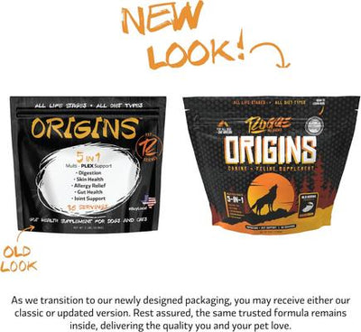 Origins 5 in 1 Multi-Plex Support Dog & Cat Supplement, 2-lb bag