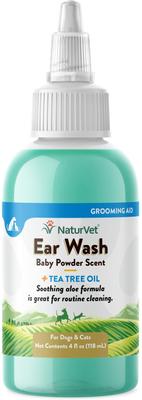 Aloe & Baby Powder Scent Dog & Cat Ear Wash, 16-fl oz bottle