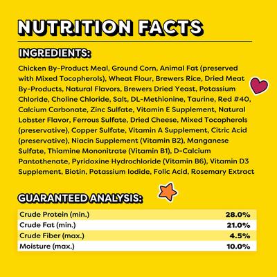 Classic Rockin' Lobster Flavor Soft & Crunchy Cat Treats, 3-oz bag