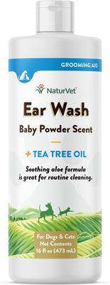 Aloe & Baby Powder Scent Dog & Cat Ear Wash, 16-fl oz bottle