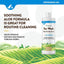 Jabón para oídos de perros y gatos con aroma a aloe y talco para bebés, botella de 16 onzas líquidas