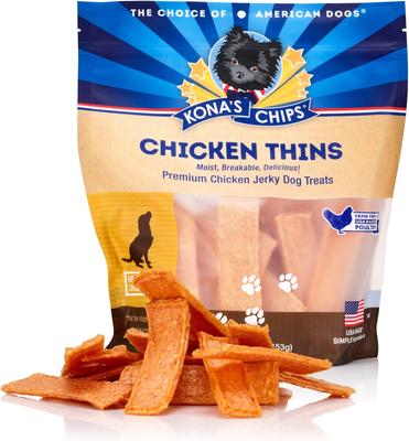 Chicken Thins Jerky Dog Treats, 16-oz bag