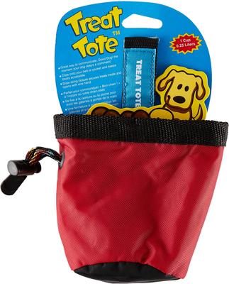 Bundle: Chuckit! Treat Tote, Color Varies, Small & Pet Botanics Training Rewards Chicken Flavor Dog Treats