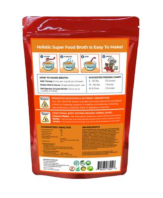 Holistic Super Food Broth Urinary Track Health Support Beef Flavor Concentrate Powder Dog & Cat Supplement, 4.5-oz bag