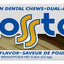 FLOSSta Dual Action Chicken Flavor Dental Dog Chews, 15 count