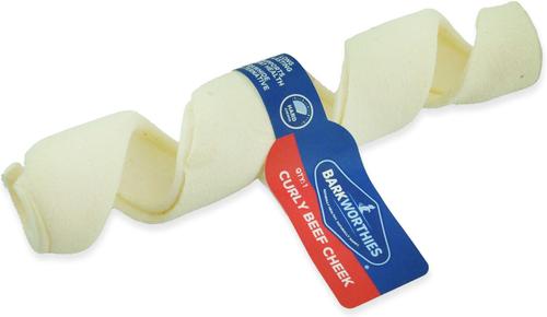 Curly Beef Cheek Dog Bone