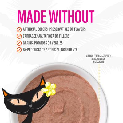 Luau Velvet Mousse Chicken Grain-Free Wet Cat Food, 2.8-oz pouch, case of 12
