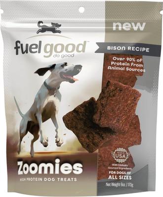 Zoomies Bison High Protein Soft & Chewy Dog Treats, 6-oz bag