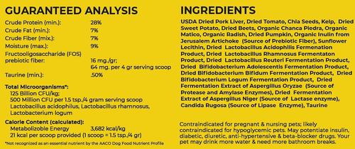 Holistic Super Food Broth Stone Breaker Support Pork Flavor Concentrate Powder Dog & Cat Supplement, 4.5-oz bag