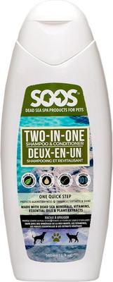 Champú y acondicionador dos en uno para perros y gatos, botella de 135 onzas líquidas