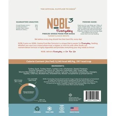 Alimento liofilizado para perros Canine Everyday Grain-Free Turkey & Duck, bolsa de 35 oz