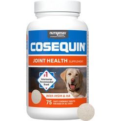 Cosequin Maximum Strength Joint Health, MSM y HA Chewable Tablets. 75 unidades. - Nutramax