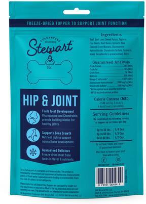 Hip & Joint with Glucosamine, Beef & Sweet Potato Recipe Limited-Ingredient Adult, Freeze-Dried Dog Treats, 4-oz pouch