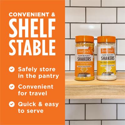 Raw Boost Shakers Cage-Free Chicken Recipe High-Protein Grain-Free Freeze-Dried Cat Food Topper, 5.5-oz bottle