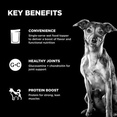 Booster Joint Care Chicken, Salmon & Duck Pate Wet Dog Food, 2.8-oz pouch, 12 count