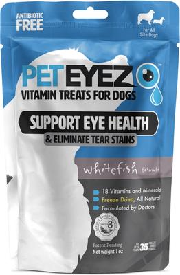 Beef Liver Freeze-Dried Vision & Tear Stain Treats for Dogs, 35 count