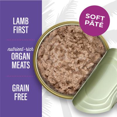 After Dark Pate Lamb & Beef Liver Recipe Grain-Free Wet Cat Food, 3-oz can, case of 12