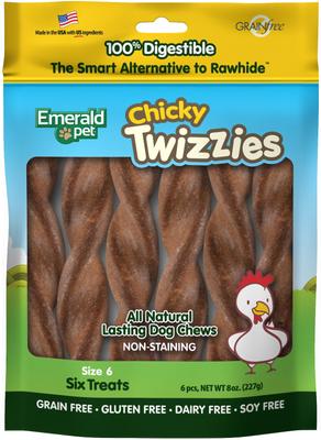 Chicky Twizzies Grain-Free Dog Treats, 1 count, 6-in