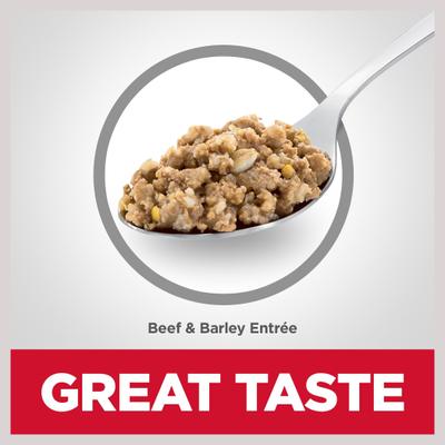 Bundle: Variety Pack - Hill's Science Diet 7+ Chicken & Barley Entree Canned Dog Food, Beef & Barely & Chicken & Vegetables Flavors