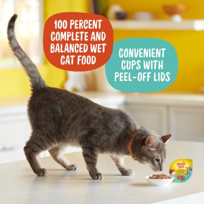 Chunks in Gravy Real Ocean Whitefish & Tuna Wet Cat Food, 2.75-oz cup, case of 12