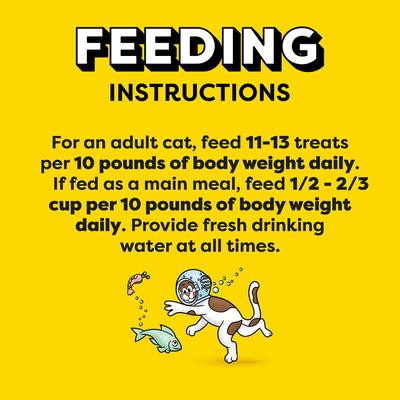 Classic Seafood Medley Flavor Soft & Crunchy Cat Treats, 30-oz tub