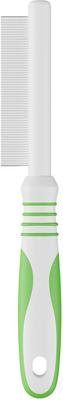 Flea Comb Dog Grooming Tool, Green/White