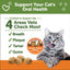 by Wellness Natural Chicken Dental Cat Treats, 2-oz bag