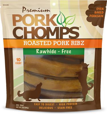 Roasted Pork Ribz Dog Treats, 10 count