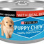 Purina Puppy Chow Classic Ground Real Beef & Chicken Wet Puppy Food Variety Pack, 5.5-oz can, case of 8