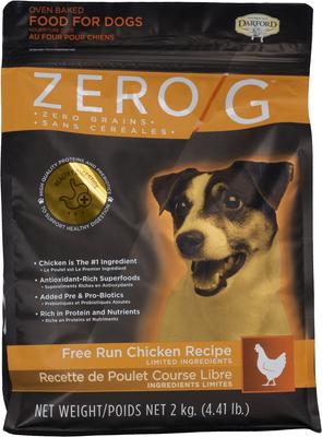 Zero/G Free Run Chicken Recipe Limited Ingredients Dry Dog Food, 4.4-lb bag