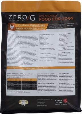 Zero/G Free Run Chicken Recipe Limited Ingredients Dry Dog Food, 4.4-lb bag