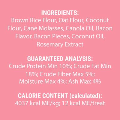 Grain-Free Bacon Bits Cookies Crunchy Dog Treats, 14-oz bag