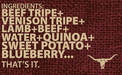 Comida húmeda para perros That's It Red Meat Formula, lata de 12 oz, caja de 12