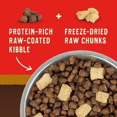 Wild Red Raw Blend Kibble Grain-Free Prairie Recipe Dry Dog Food, 3.5-lb bag