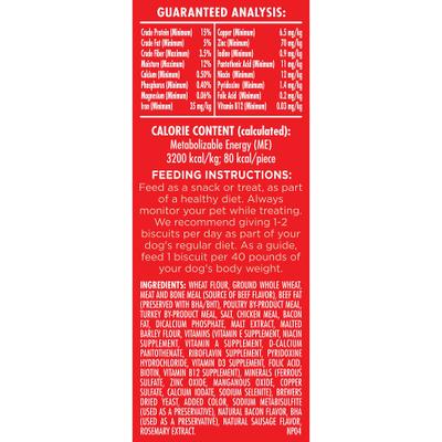 Flavor Snacks Large Biscuit Dog Treats, 60-oz box