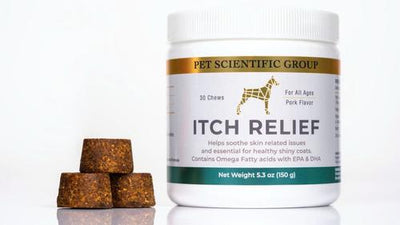 Itch Relief Pork Flavored Chew Supplement for Dogs, 30 count