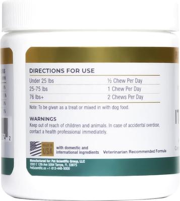 Itch Relief Pork Flavored Chew Supplement for Dogs, 30 count