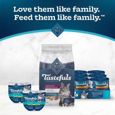 Tastefuls Hairball Control Natural Chicken & Brown Rice Recipe Adult 7+ Dry Cat Food, 7-lb bag