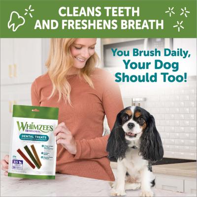 by Wellness Stix Dental Chews Natural Grain-Free Dental Dog Treats, Extra Small, 56 count