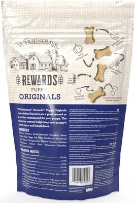 Rewards Puppy Originals Biscuit Dog Treats, 2-lb bag, bundle of 2