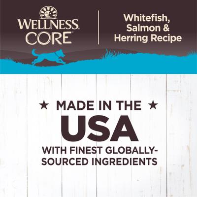 CORE Grain-Free Whitefish, Salmon & Herring Formula Canned Dog Food, 12.5-oz, case of 12