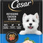 Paquete: Paquete variado de alimento húmedo Cesar Simply Crafted Cuisine Complement + Alimento seco para perros con sabor a pollo rostizado y guarnición de verduras de primavera