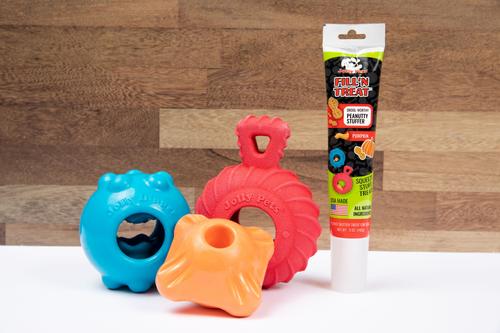 Fill'n Pumpkin Peanut Butter Dog Treat, 5-oz tube