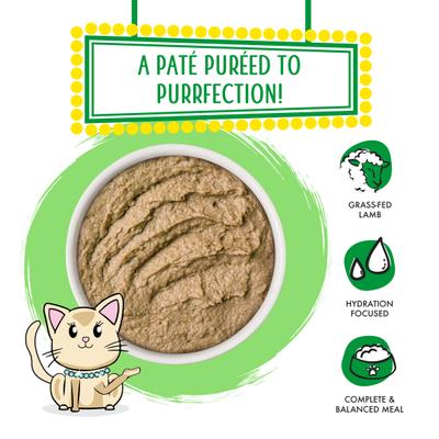 Slide N' Serve Let's Make a Meal Lamb & Mackerel Dinner Pate Grain-Free Cat Food Pouches, 2.8-oz pouch, case of 12