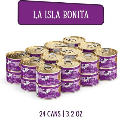 Cats in the Kitchen La Isla Bonita Mackerel & Shrimp Au Jus Grain-Free Canned Cat Food, 6-oz, case of 24