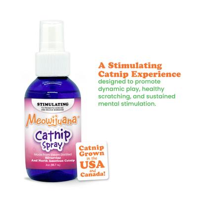 Catnip & Silvervine Spray, 3-oz bottle