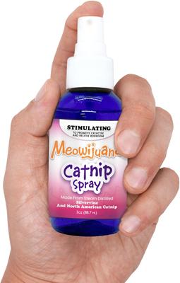 Catnip & Silvervine Spray, 3-oz bottle
