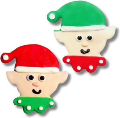 Santa's Pawty List Peanut Butter & Honey Assorted Crunchy Dog Treats, 18 count