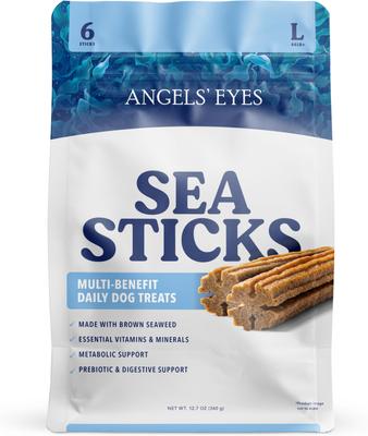 Sea Sticks Multi Benefit Daily Adult Crunchy Dog Treats, Large, 6 count