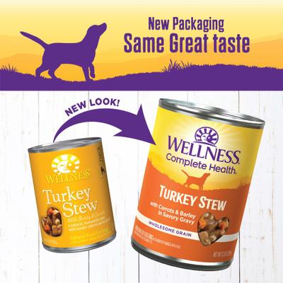 Turkey Stew with Barley & Carrots Canned Dog Food, 12.5-oz, case of 12